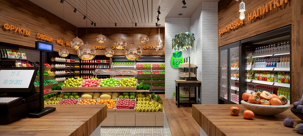 Мебель для продуктового магазина: какое оборудование нужно для магазина продуктов