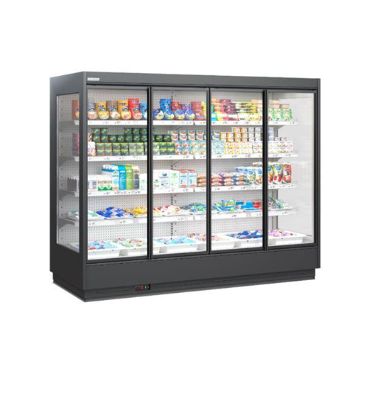 Витрина холодильная COOLES Deck с распашными дверьми L2500 W850 Hf300 H2075 выносной агрегат