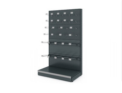 Стеллаж с перфорированной задней стенкой