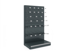 Стеллаж с перфорированной задней стенкой