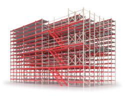 Складская мезонинная конструкция