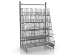 Стеллаж с корзинами