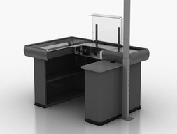 Кассовый прилавок Мини 1500 с широким накопителем