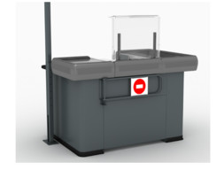 Кассовый прилавок Мини 1800 с широким накопителем