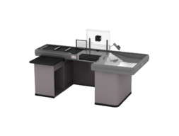 Кассовый прилавок 2500(Правый) с широким накопителем