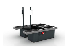 Кассовый прилавок ТВИН 2300 с широким накопителем (Правый)