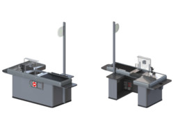 Кассовый прилавок ЭКО с узким накопителем 2500(Правый)