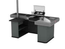 Кассовый прилавок ЭКО с широким накопителем 2300(Правый)