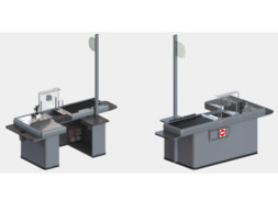 Кассовый прилавок ЭКО с широким накопителем 2500(Левый)
