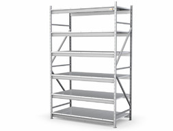 Стеллаж складской среднегрузовой для складов и холодильных камер