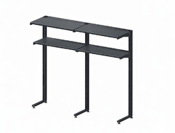 Пристенный стеллаж над бонетами (промежуточный) 2082*2100