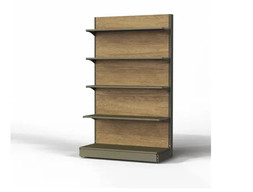 Стеллаж пристенный с задней стенкой ДСП