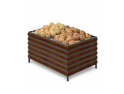 Стеллаж овощной тип 10 отдельностоящий модуль