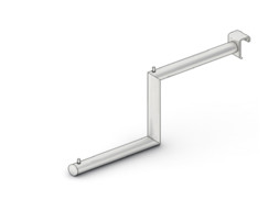 Крючок для одежды ступенчатый (D,L) 20 40