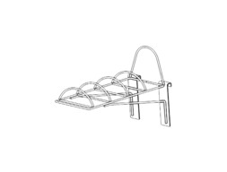 Держатель для тарелок на штангу удлинённый