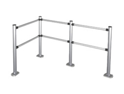 Ограждение хромированное 1500+3000