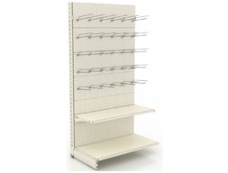 Стеллаж с перфорированной задней стенкой