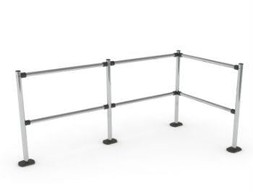 Ограждение хромированное