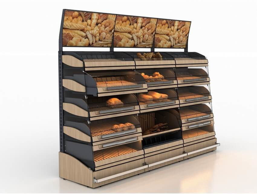 Витрина для выпечки
